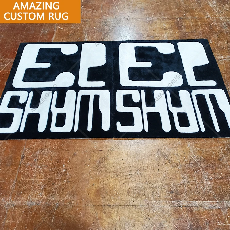 Non Slip Resistant Central Carpet Home Bedroom Animation Irregular Shape Color Special-shaped Carpet Custom Carpet