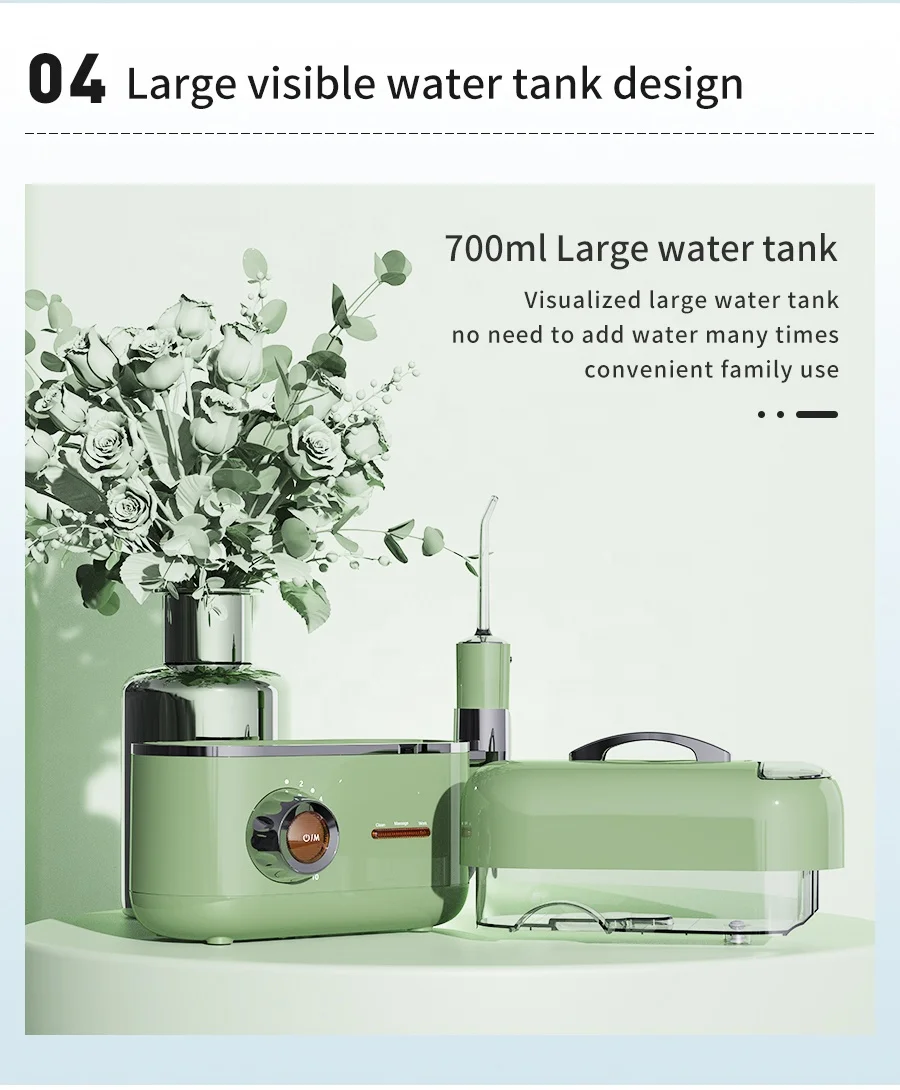 Portable Water Flossing Oral Drip Irrigation Water Tank Dental Teeth Cleaner Electric Water Pick Flosser Dental Teeth Cleaner