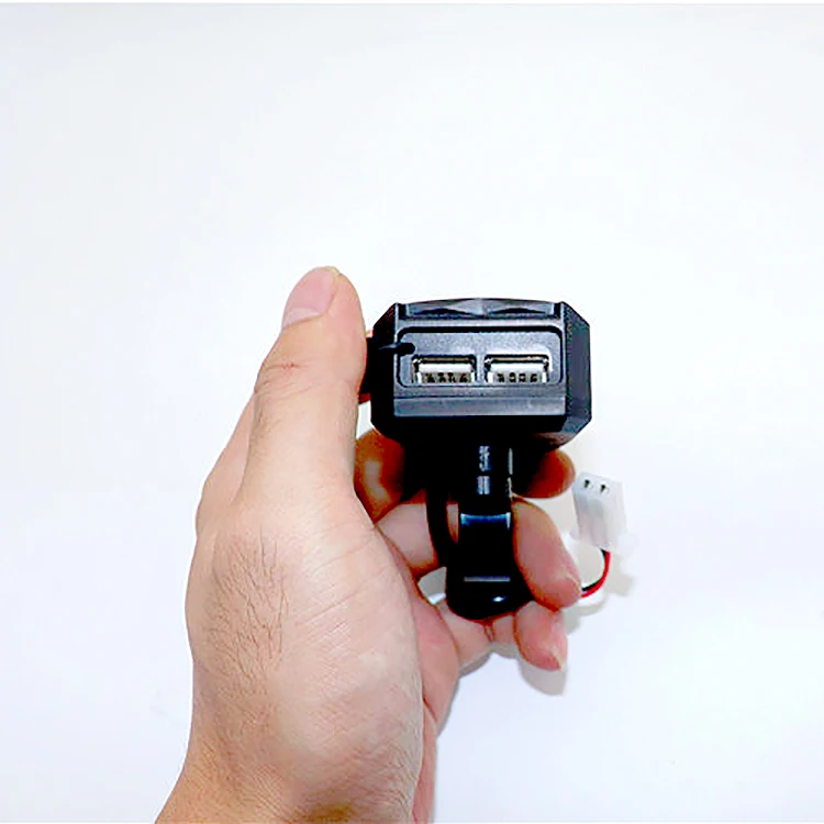 10-80V Motorcycle Electric Vehicle Dual Port USB Waterproof Charger