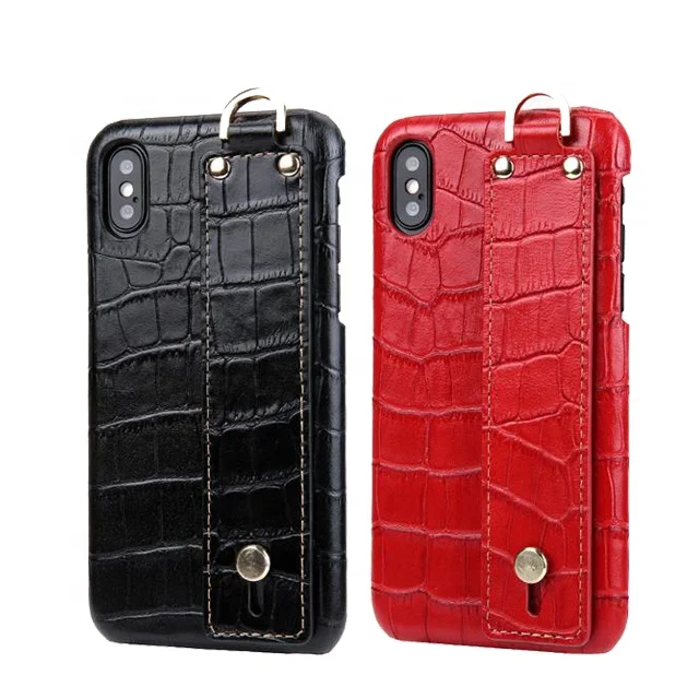 Роскошный кожаный чехол класса премиум с крокодиловым узором и ремешком на запястье, дизайнерский чехол-подставка для телефона, аксессуары для iphone SE/2022, 8/7