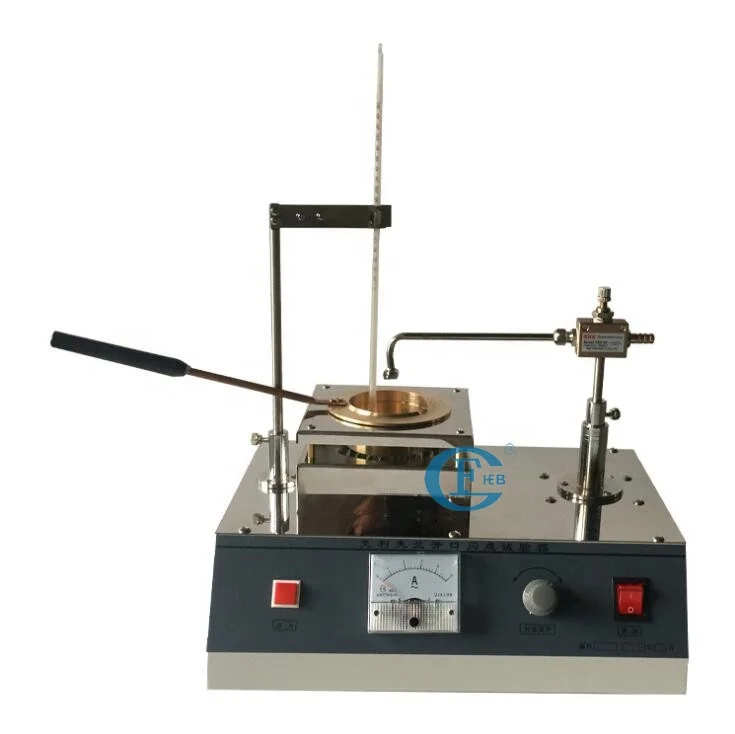 
Electric Bitumen Asphalt Cleveland Flash & Burning Point Apparatus Open Cup Flash Point Tester 