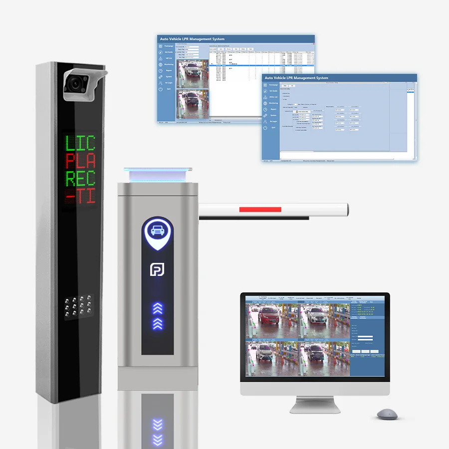 Realpark Compete 5mp Camera ANPR/LPR Parking Equipment Garage System Simple Style Machine