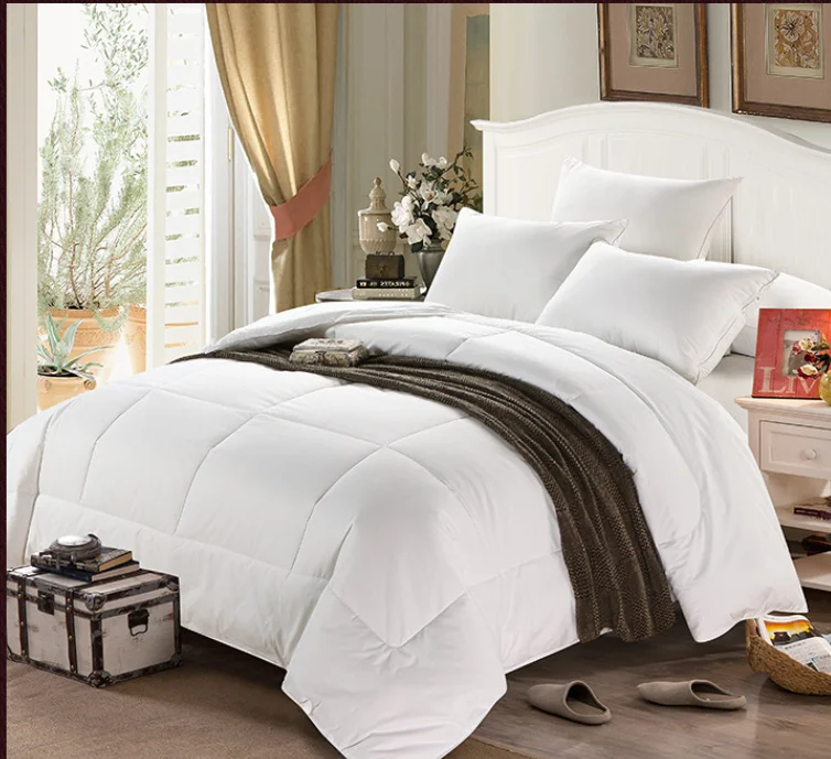 Hotel bedding spring and autumn are wholesale five-star hotel feathered velvet all cotton quilt core