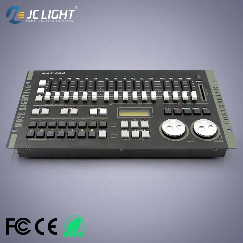 Dj Controller Stage Lights Control Dmx 512 Max 384 Dmx Console Light Controller Mixer for Event