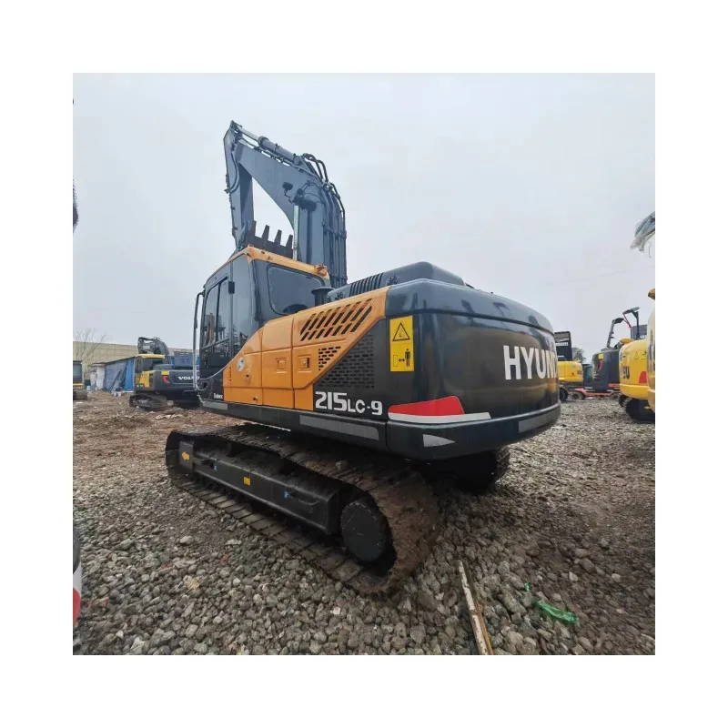 Hyundai R 215-9 подержанный гусеничный экскаватор 21 5 тонн Digger для продажи