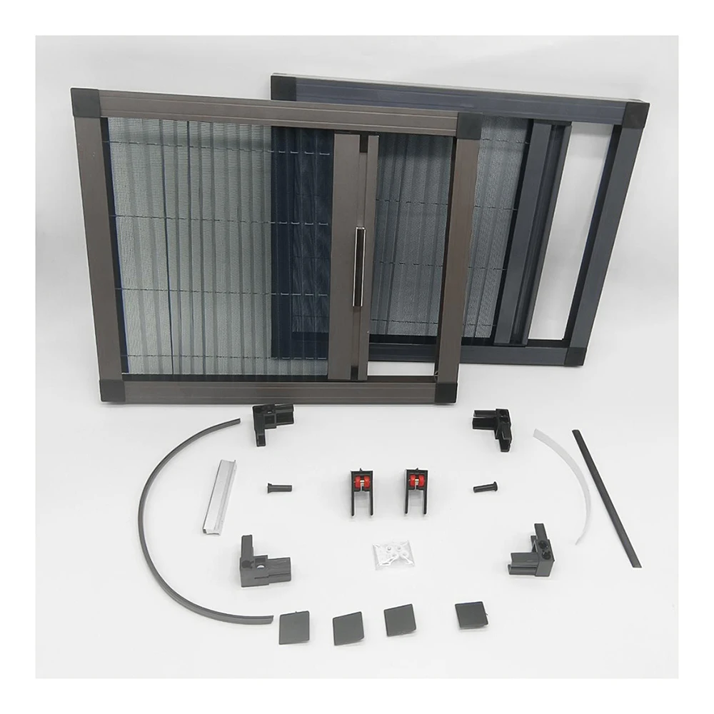 High Quality Custom Aluminum Screen Window Plastic Corner Accessory Screen Window Frame Corner Door Window Accessories