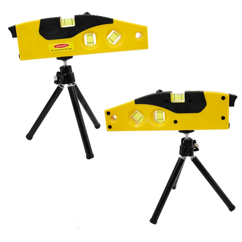 Laser Level Tool Multipurpose accurate Laser Level Line Laser Kit with Triangle Bracket for Picture Hanging Cabinets Tile Walls