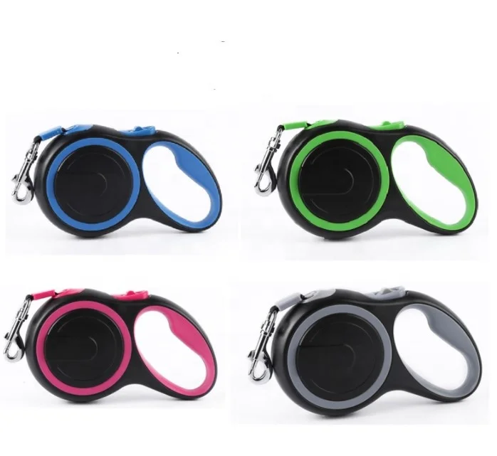 Wholesale Customize Logo Heavy Duty Adjustable Collars Dog Accessories Lead Strap Automatic Pet Retractable Dog Leash