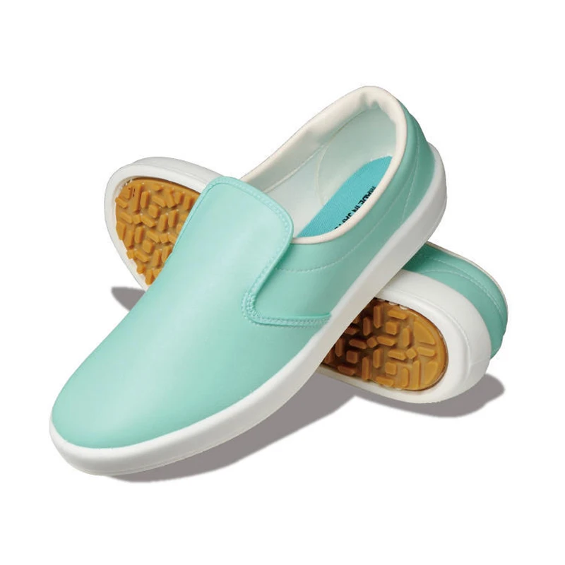 Standard Type Unisex Flat White Chef Shoes Non Slip Safety for Female