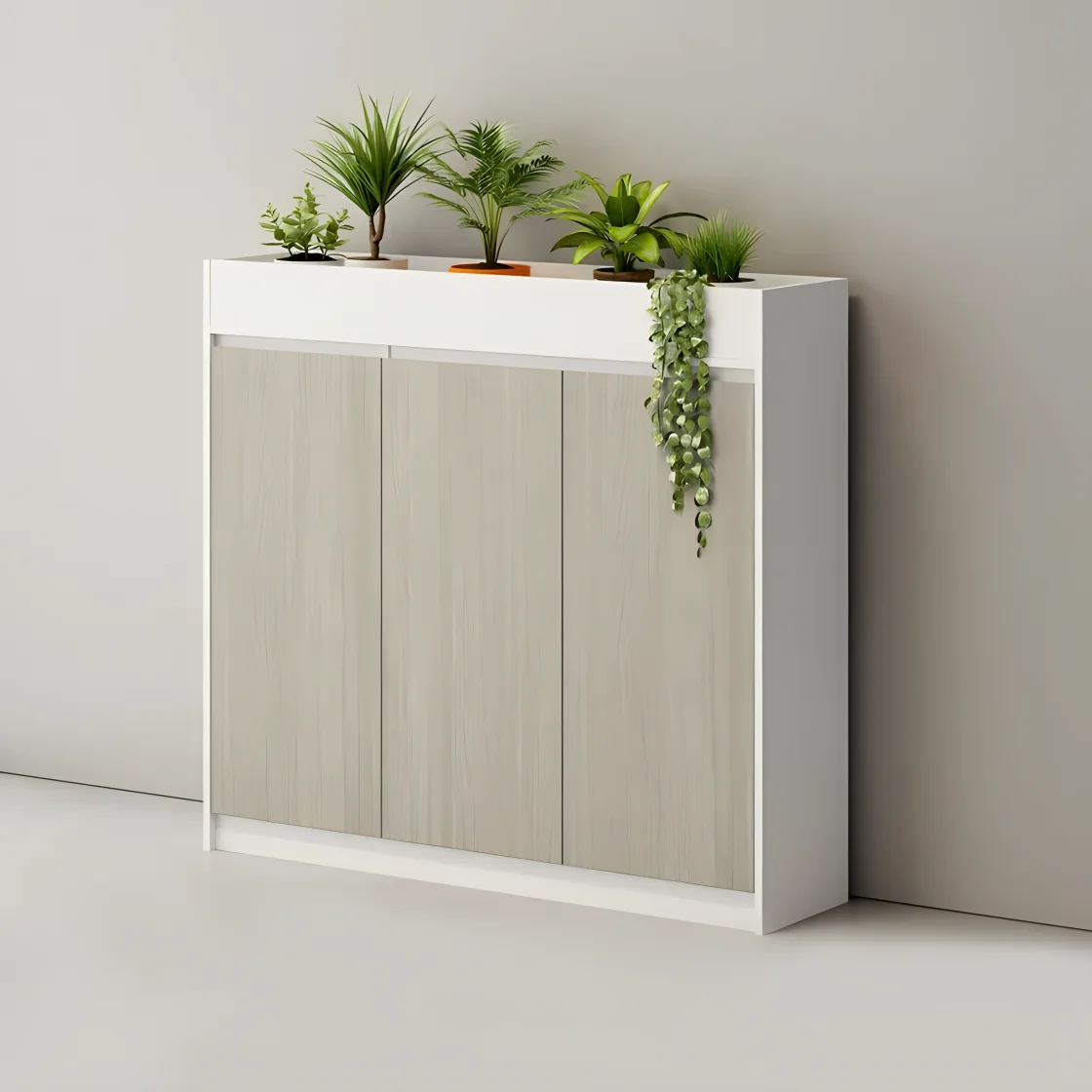 Office Flower-trough cabinet Flower rack decoration partition wall cabinet