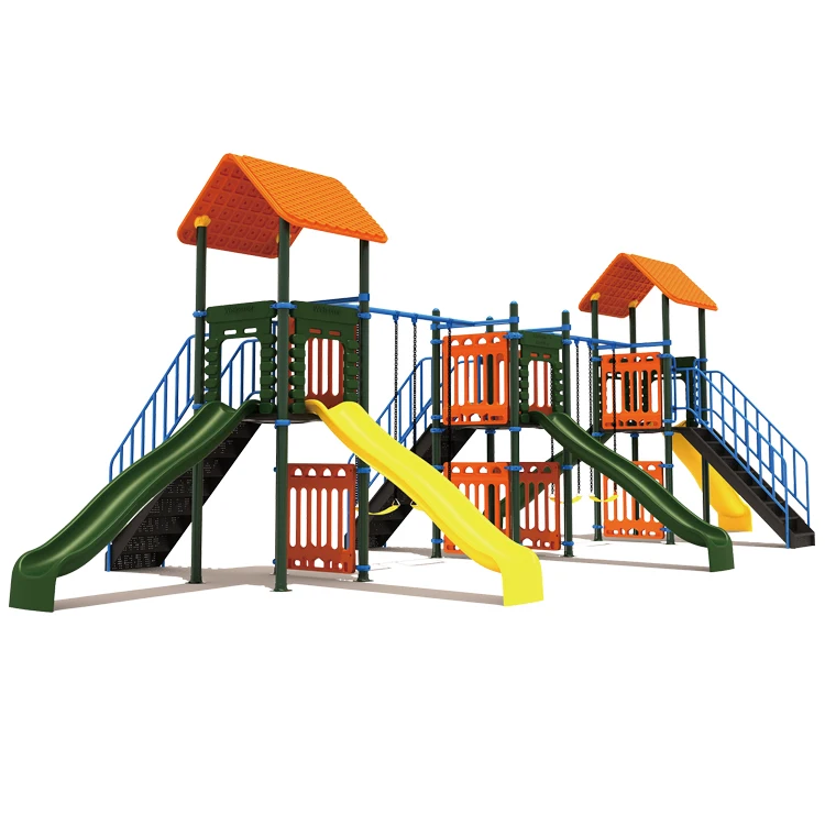 KINPLAY Children Playground Manufacturer Outdoor Kids Zone Playhouse Backyard Play set for Kids
