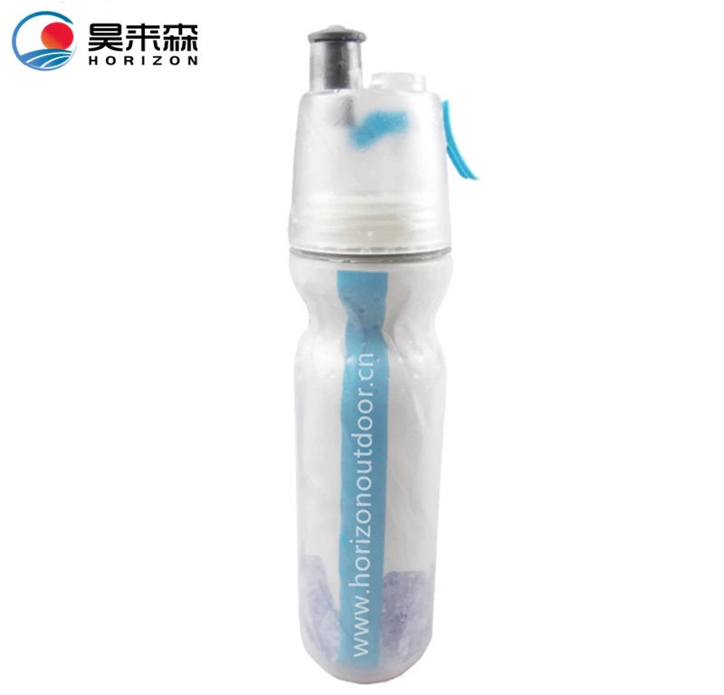 Sports Mist Spray Water Bottle Outdoor  Unisex Customized LOGO can keep water cold