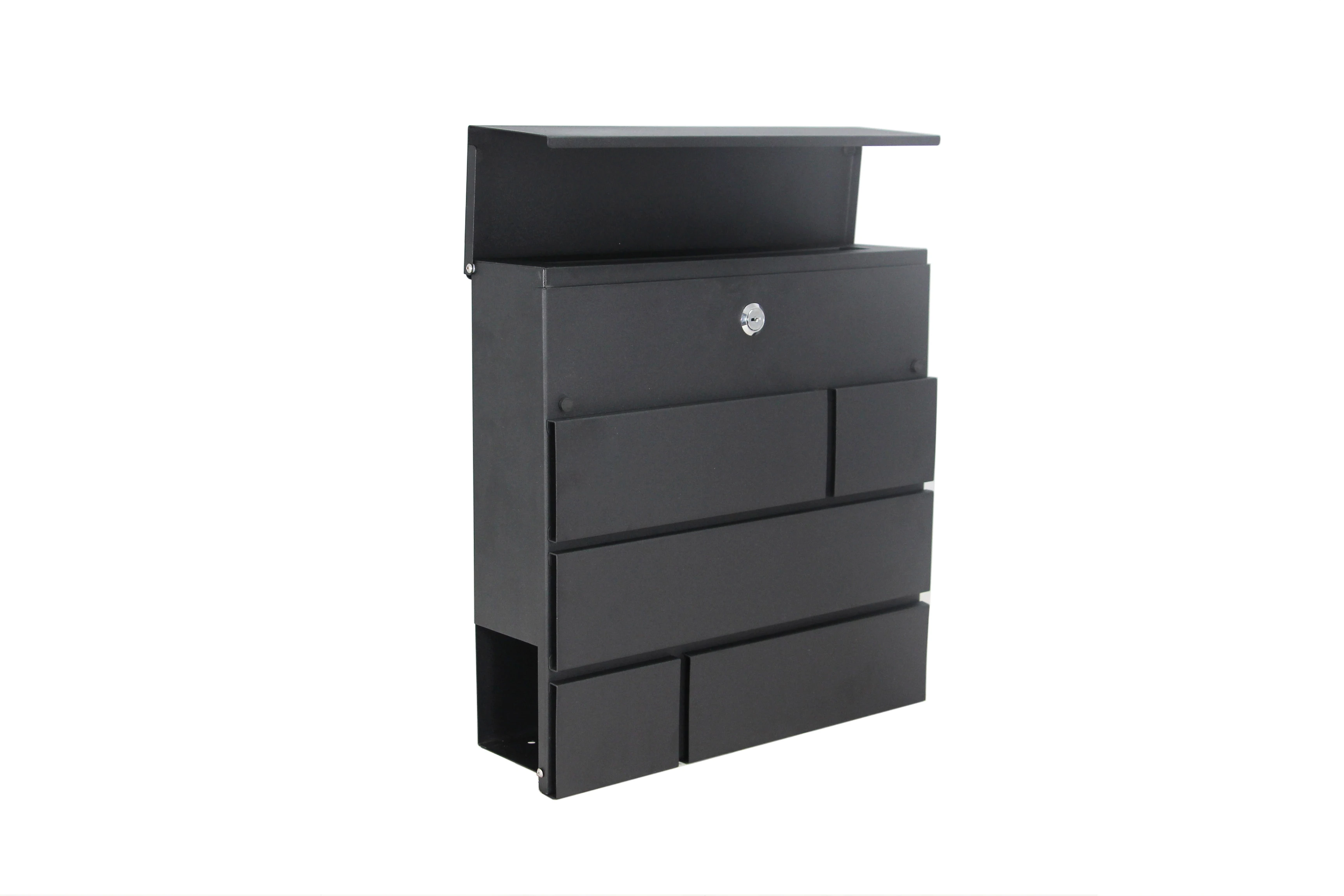 Почтовый ящик для улицы металлический с откидной крышкой настенный писем средний