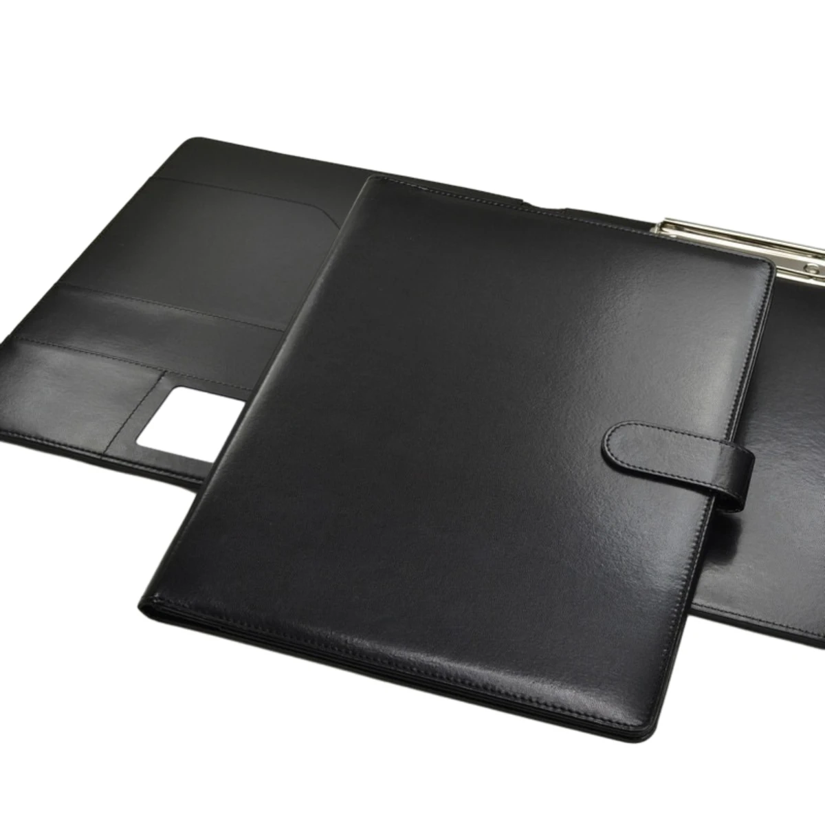 High Quality Wholesales price conference folders custom embossed logo File Folder A4 PU Leather Portfolio folder