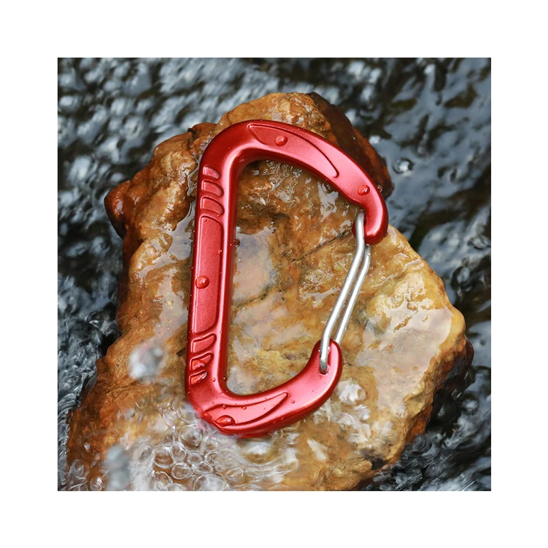 12kn Camping Aluminum hammock carabine Key Chain Carabiner Hook Clip