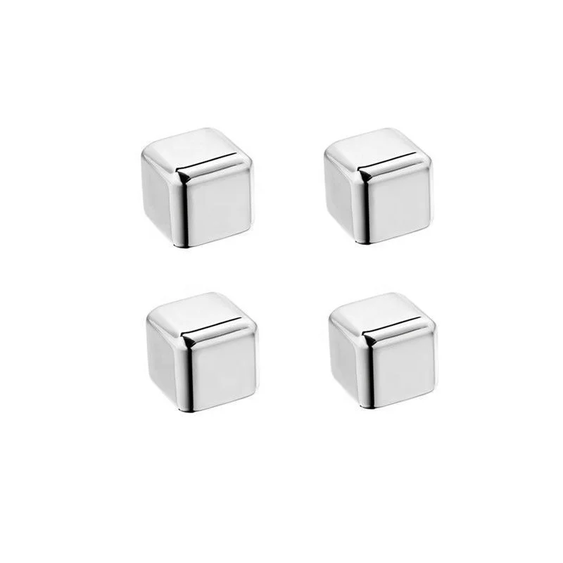 2021 new stainless steel ice cube 304 metal wine quick-freezer circulating ice artifact Safe to put in fruit juices and drinks