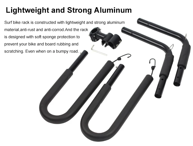 Surfboard Bike Rack Wakeboard Bicycle Surfing Carrier Mount