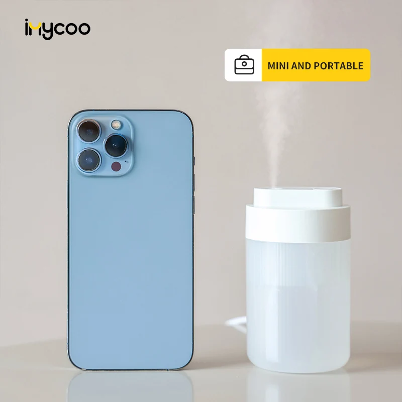 Миниатюрный увлажнитель воздуха в бутылках с логотипом на заказ, миниатюрный ультразвуковой увлажнитель, распылитель воздуха с подсветкой