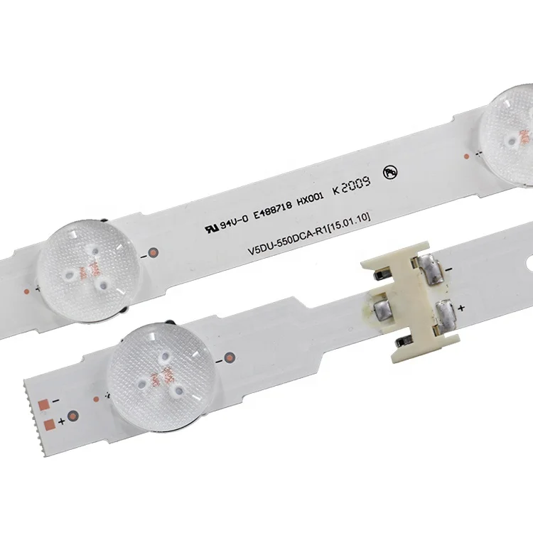 ES-158  LED TV backlight strip V5DU-550DCAB-R1 S_5U75_55_FL_L8 R6 for Samsung UN55JU6400F TV light bar 12PCS/SET