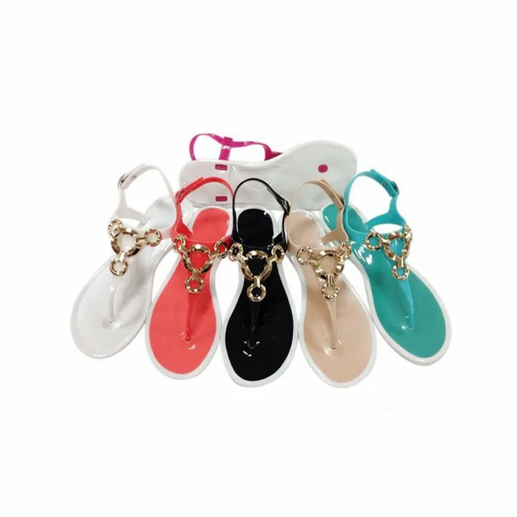 
new fashion wholesale sandals custom logo shoe pvc sole flip flop to buy 