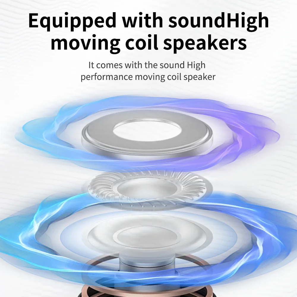 Беспроводные наушники Rockxf J11 новые 2024 400 мАч сверхмощная батарея Hi-Fi качество звука ENC + ANC шумоподавление беспроводные