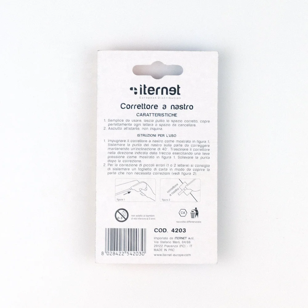 Plastic Kids Stationery Student Correction Supplies Colored Yellow Correction Tape Set