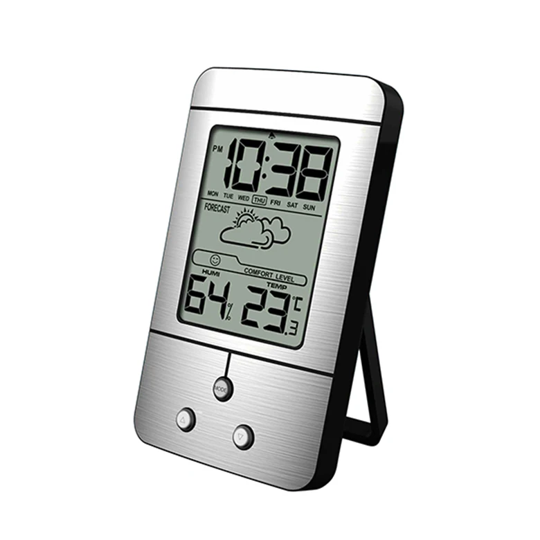 digital table clock with temperature