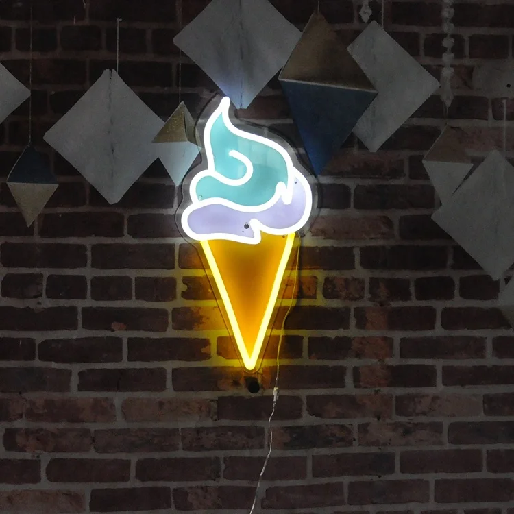 Factory Outlet Letters Logo Signage Electronic Led Light Wall Custom Acrylic Neon Sign