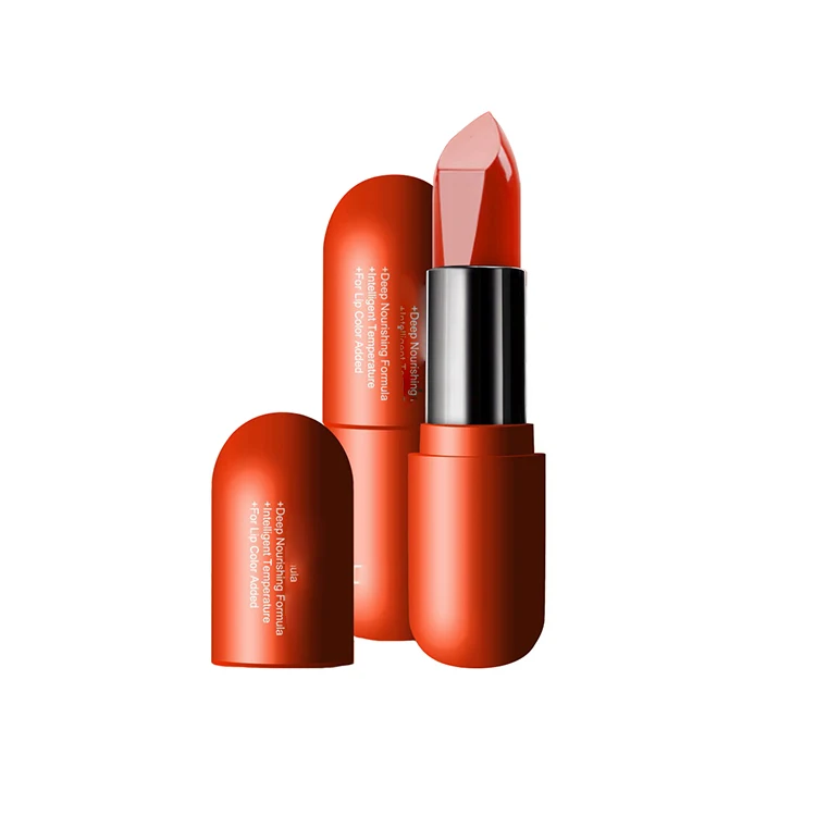 Mini capsule shape funny lip balm tubes round cute lipstick container