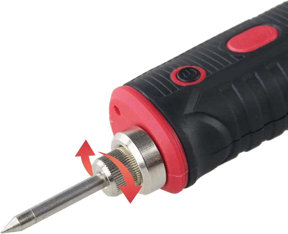 2PCS Soldering iron replacement tips welding head for FROGBRO Rechargeable Battery 5v 8w Cordless Soldering Iron