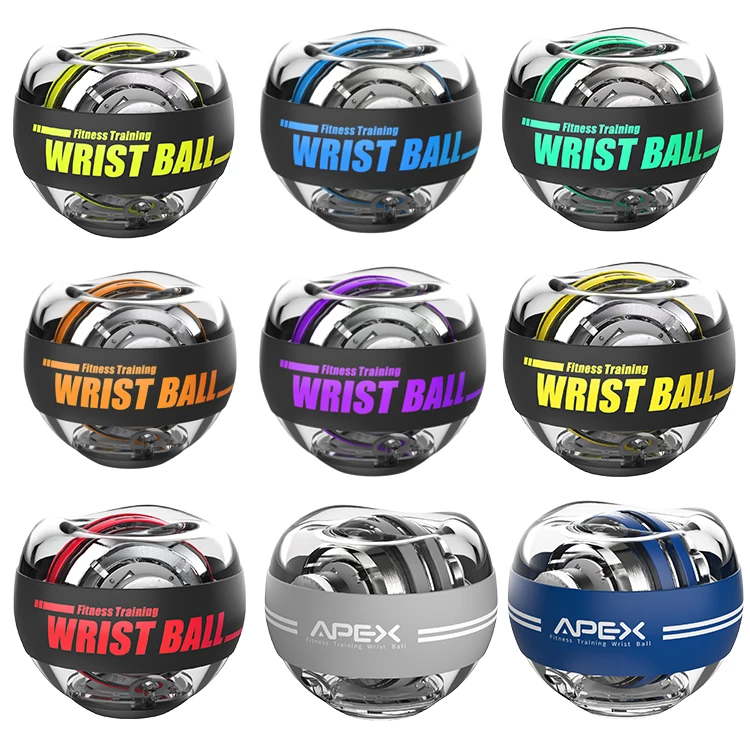Factory Fitness Toy Arm Strengthener Wrist Exercise Power Gyro Roller Wrist Ball