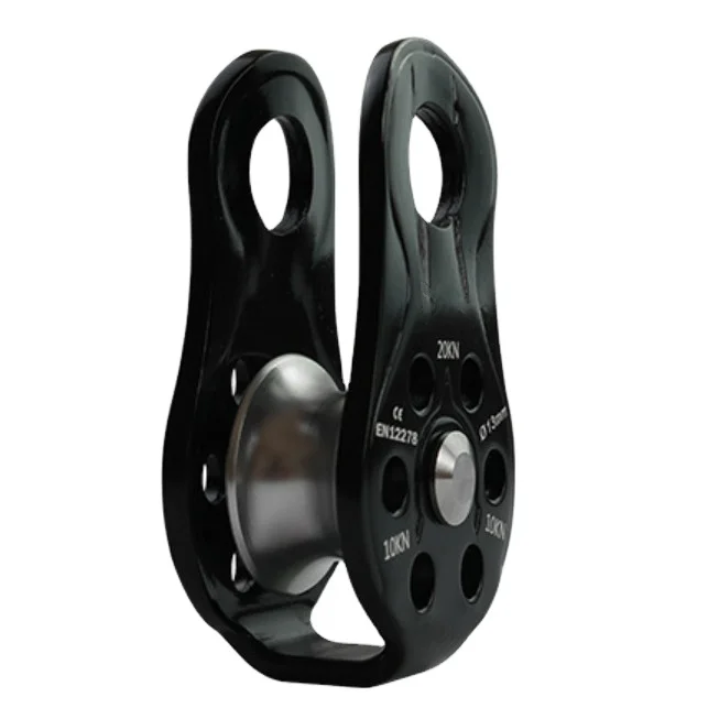 Aluminum Alloy Climbing Fixed Single Pulley Rescue Aloft Work Rappelling Equipment