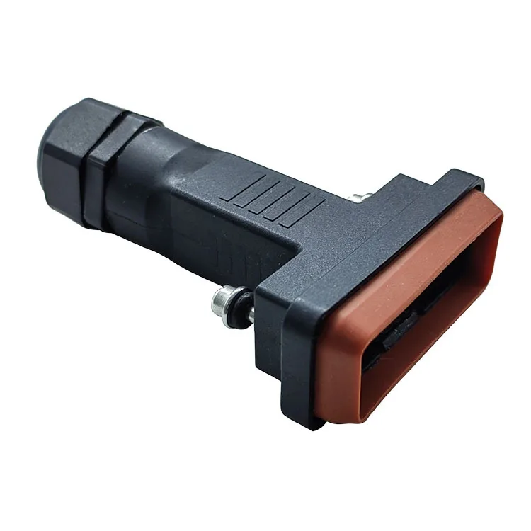 DB9 DB15 2w2 connector cable waterproof shell IP67 Housing For D-SUB 9 Pin 2 Rows DB15 3 Rows Serial RS232 connector