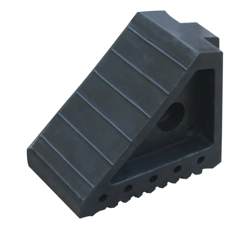 Heavy Duty Safety Wheel Wdge Wedges Parking Pu Plastic Rubber Wheel Chock For Car Truck Aircraft Rv Camper Trailer Garage
