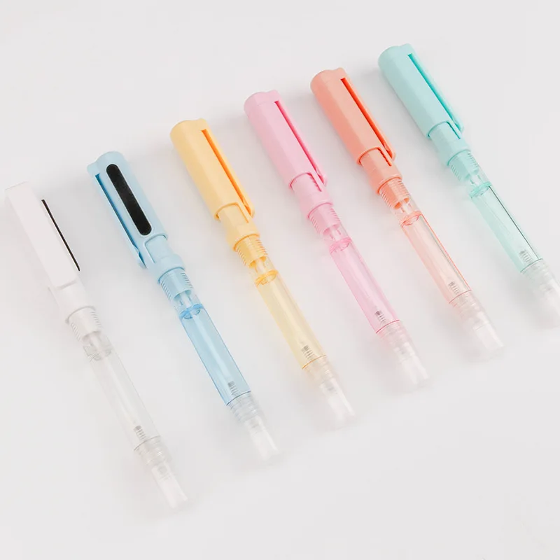 4 in 1 multifunctional plastic screen clean alcopen spray ballpoint pen with pen holder