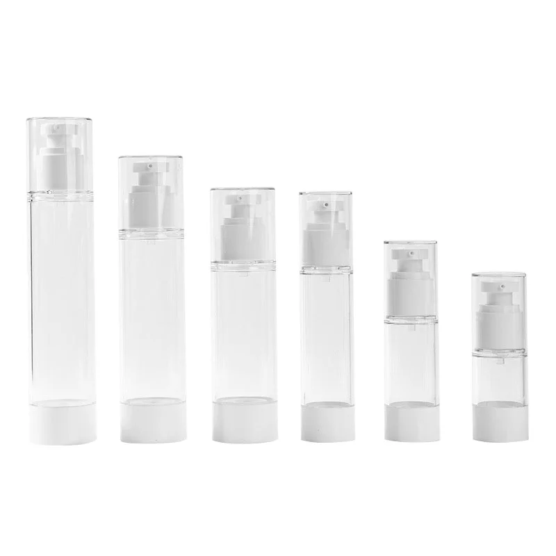 50ml Airless Pump Bottle 30ml 100ml lotion bottle Dispensing Travel Anti-Drop Spray Vacuum Serum Body Wash Bottle