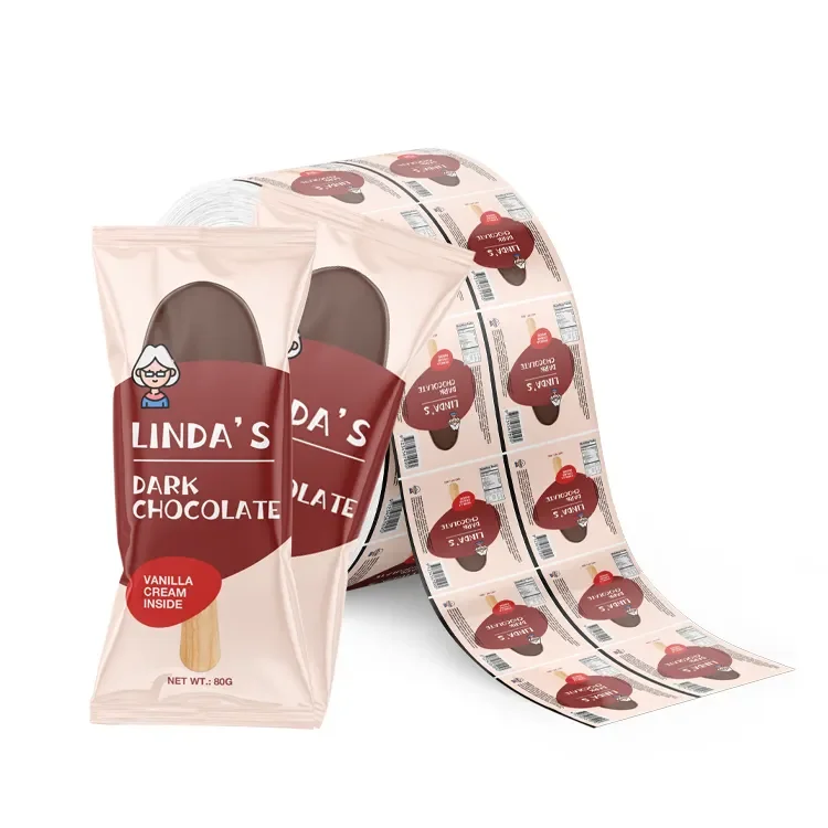 Custom Printed Frozen Plantain Potato Chips Aluminum Foil Packaging Plastic Film Roll Pillow Fin Lap Seal Bags For Snack