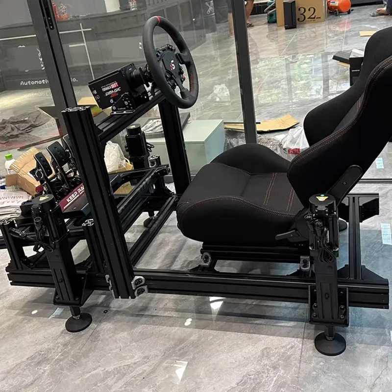 Four-axis G-force electric cylinder WITHOUT servo motor F1 Racing Simulator Cockpit G-Force Dynamic Driving motion with motor