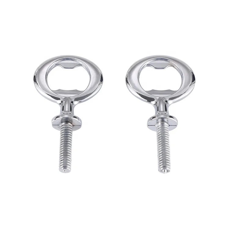 zinc alloy threaded Bottle Opener parts for Wood Turners Inset DIY Kit chrome Bottle Opener Hardware Kit for Wood Turning