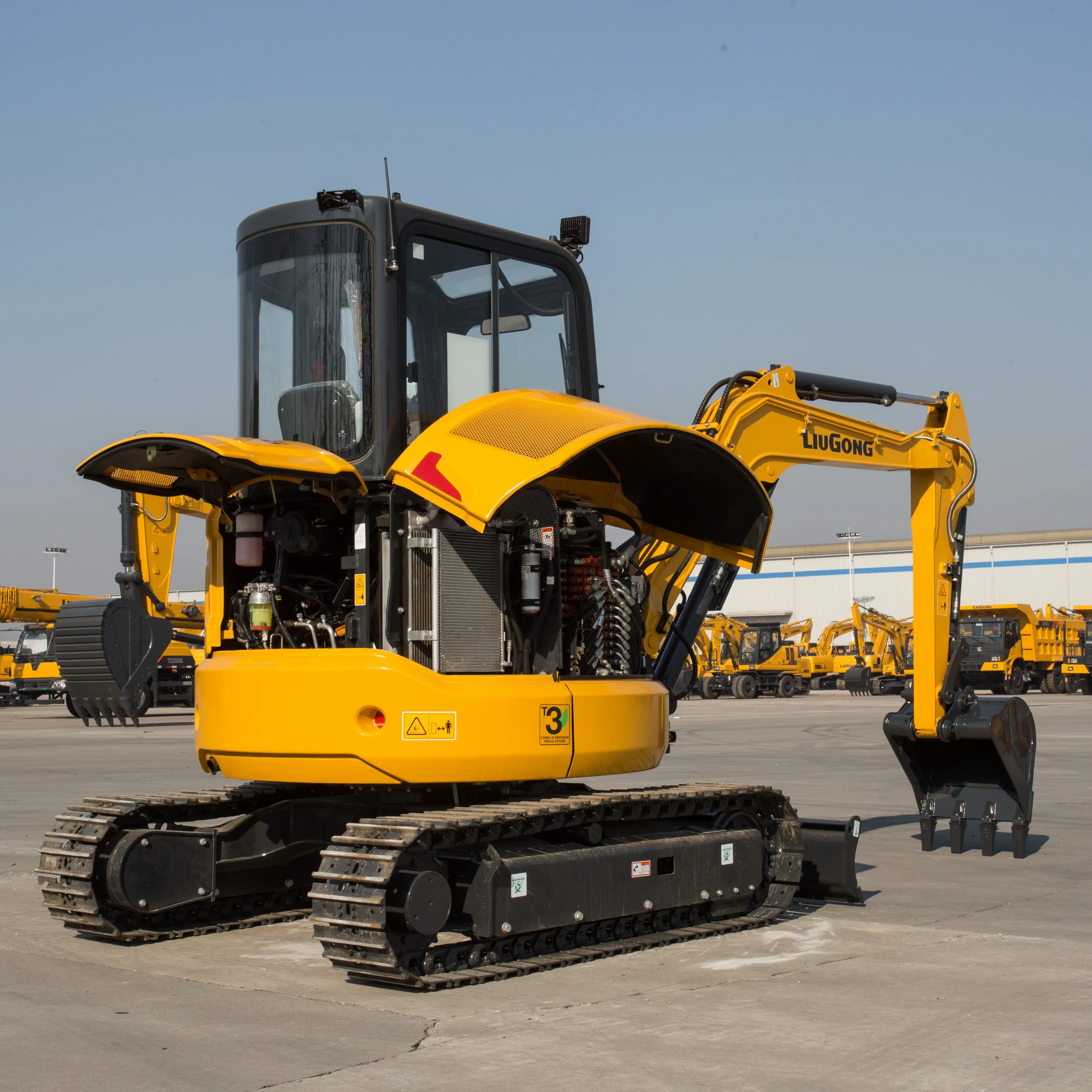 LiuGong 3.5 ton CLG9035E (EU Stage IIIA)  Mini Hydraulic Excavator
