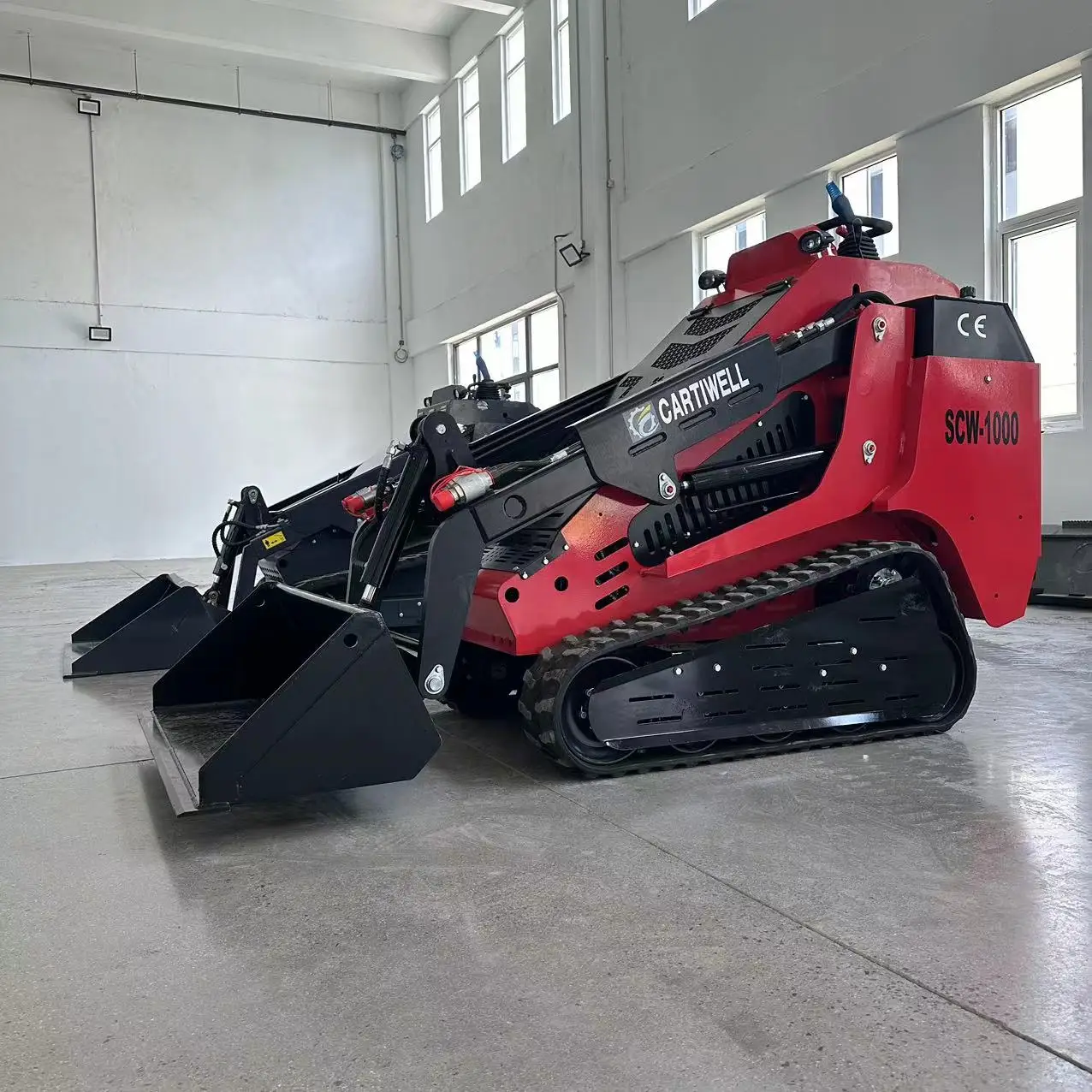 Mini Crawler Tracked EPA Euro5 Chinese Loader Manufacturer Skid Steer Loader Use Warehouse Farm Small Skid Loader Compact