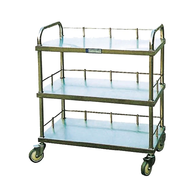 high quality stainless steel instrument trolley