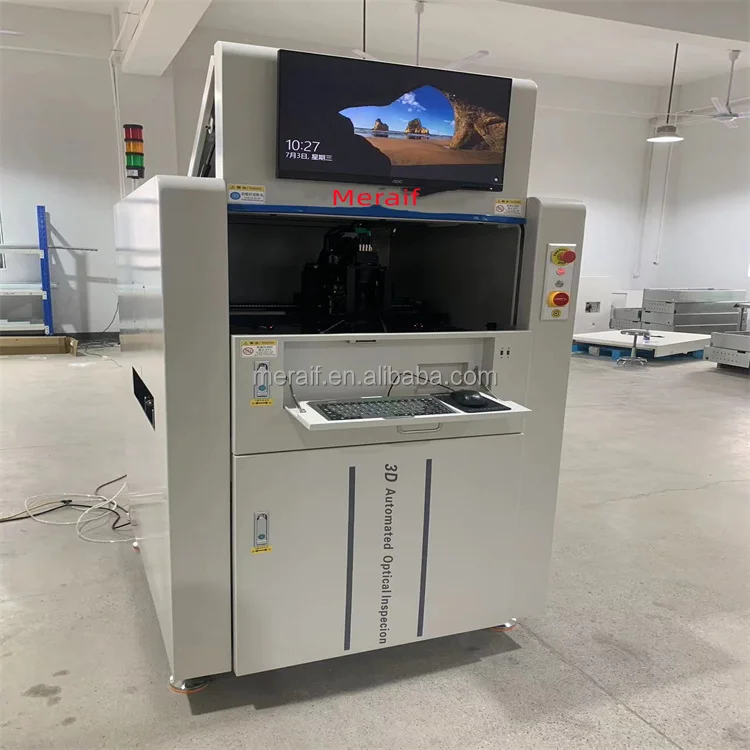 Meraif MF-310DH SMT SPI Machine Solder Paste Inspection Process online 3D SPI for pcb assembly line