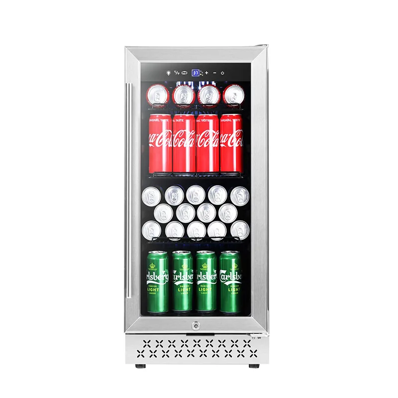 Commercial Wine Fridge Free Standing Beverage Cooler 160 Letres Beverage Refrigerator and Cooler Beer Fridge