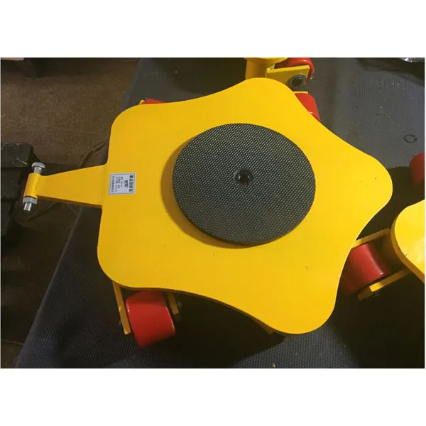 Heavy duty 360 degree rotate  moving skate roller Transport Cargo Trolley/Load Moving Skate