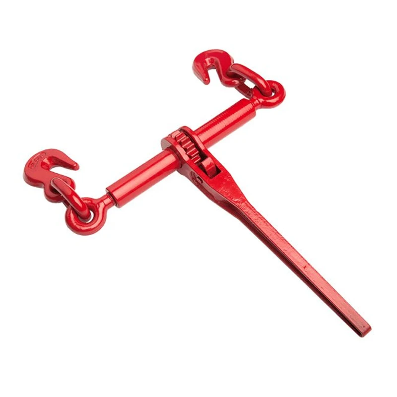 best 5/16'-3/8'  harbor freight heavy duty Red ratchet type load binders