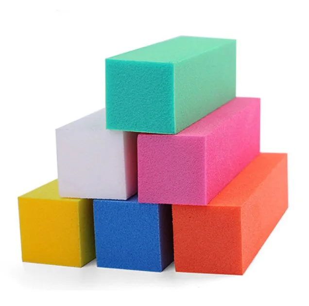 Профессиональные пилочки для ногтей, пилочка для ногтей, шлифовальный блок, 4 стороны, пилочка для ногтей карамельных цветов, буферный блок