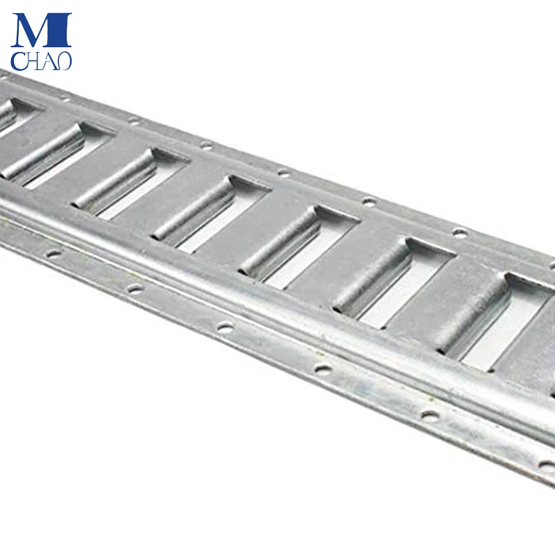 Логистическая 10ft 3048mm оцинкованная сталь Горизонтальное управление грузом E-Track для грузовика