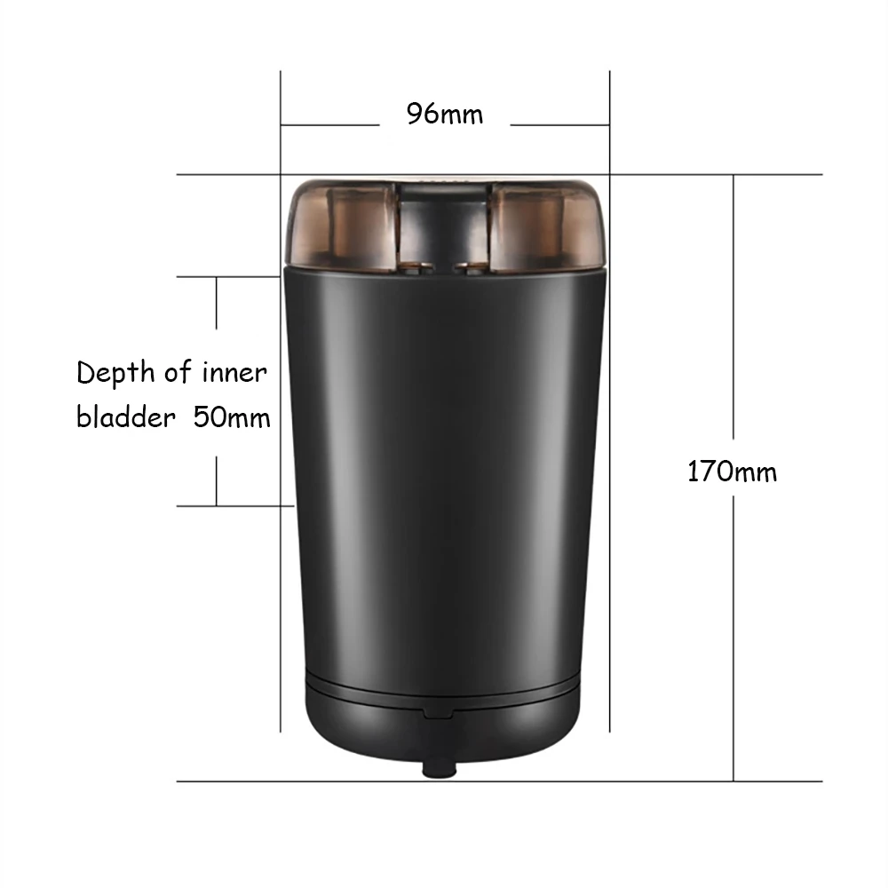 Hot Sell Smart Automatic Espresso Machine Small Mini Home Kitchen Spices Cereal Beans Grinding Mill Electric Coffee Grinder