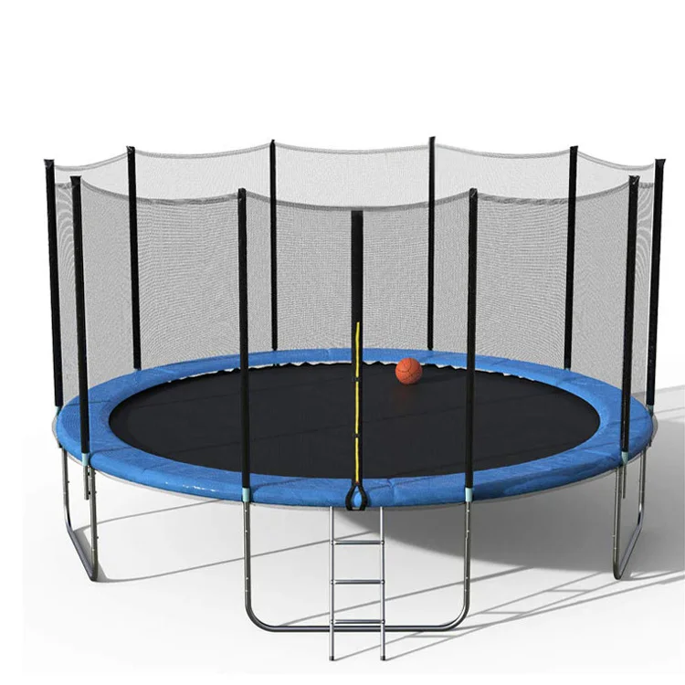 Оптовая продажа, дешевый Профессиональный круглый батут для взрослых 10 футов и 12 футов с Корпусами
